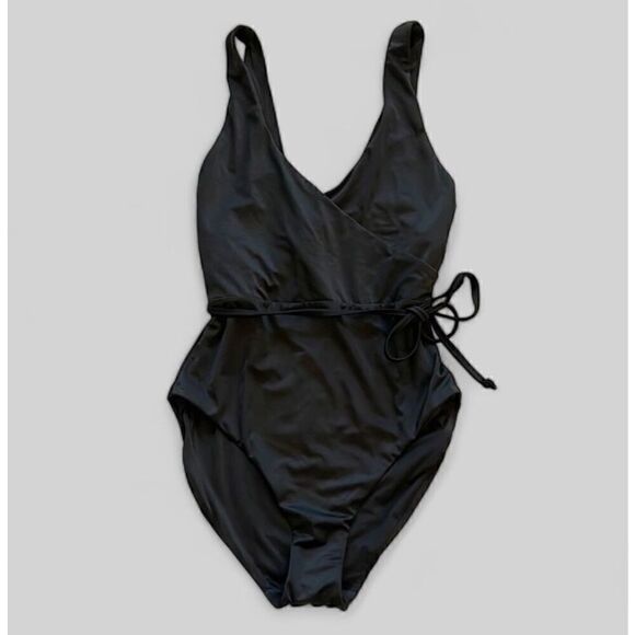 Andie Swim The Belmar One Piece Swimsuit in Black Belted Size S NWT - Picture 5 of 10